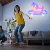 LED neonové znamení,jezevčík skateboardový pes,LED neonové Náhled obrázku produktu 4