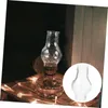 Transparenter Glasschirm für Öllampe, Glaskamin für Produktbild-Vorschau 4