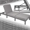 tectake® Rattan Sonnenliege Sofia 196 x 66 x 27 cm Produktbild-Vorschau 1