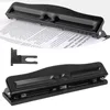 3 Loch Einstellbarer Punch Home Office DIY Manual Puncher Podgląd zdjęcia produktu 3