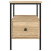 vidaXL Szafki nocne 2 szt. dąb sonoma 34x36x50 cm Materiał Podgląd zdjęcia produktu 5