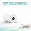 Nachhaltigkeit in jedem Bon - Papier aus nachhaltiger Forstwirtschaft.  Produktbild-Vorschau