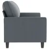vidaXL 3-Sitzer-Sofa Dunkelgrau 180 cm Samt Produktbild-Vorschau 4