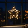 LED kerstverlichting voor het raam, silhouet, groot Productafbeelding-voorbeeld 3