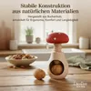 Creative Home Nussknacker Holz | Fliegenpilz-Form | 10 x 6 Produktbild-Vorschau 4
