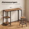 HOKEEPER Bartisch mit Barhocker-Set für 2 Personen, Produktbild-Vorschau 3