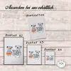 Mr. & Mrs. Panda Bild Koala Familie DIN A1 - Grau Pastell - Produktbild-Vorschau 3