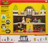 The image shows the packaging of a Super Mario Bowser's Castle Deluxe Playset. The packaging displays the playset with various Super Mario characters, including Bowser, Mario, Luigi, and Peach, along with some accessories. Text and graphics on the packagin Náhľad obrázku produktu