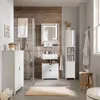 CLIPOP 1 Tür Badezimmer Spiegelschrank mit LED, mit Produktbild-Vorschau 4