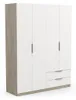 CALICOSY - Armoire 4 portes et 2 tiroirs Ghost - L157,3 cm Voir les images du produit 3