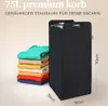 HENNEZ filcowy kosz do przechowywania "Katy", 80 l - Podgląd zdjęcia produktu 4