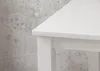 Woodroom Tisch Kota Hevea massiv weiß lackiert 110x75x70 cm Produktbild-Vorschau 5