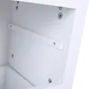 A close-up view of the interior of a white cabinet, showing screws and a support bar. Anteprima dell’immagine prodotto