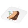 Mr. & Mrs. Panda Topflappen Igel Blumen - Weiß - Geschenk, Produktbild-Vorschau 4
