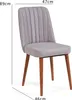 Skye Decor, Vina Sandalye Soho, Walnut, Esszimmerstühle, Produktbild-Vorschau 4