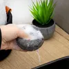 Intirilife Konjac Schwamm in Schwarz - 6.5 cm Durchmesser - Produktbild-Vorschau 5