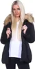Damen Winterjacke Fellimitat Langarm Jacke Outerwear; Produktbild-Vorschau 1