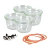 WECK vaso a bordo tondo architrave 0,25 l vassoio da 4 con Anteprima dell’immagine prodotto 1