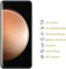 A smartphone screen protector with feature icons and text descriptions. Produktbild-Vorschau