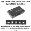 E06C USB 2.0 Switch 4-In-1-Out – USB Umschalter für Produktbild-Vorschau 2