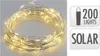 A coiled string of solar-powered LED lights. Podgląd zdjęcia produktu
