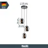 MeLiTec Pendelleuchte DP29, Hängeleuchte elegantes Produktbild-Vorschau 6
