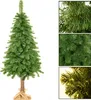 A full shot of an artificial Christmas tree with close-up details of its needles and base. Anteprima dell’immagine prodotto