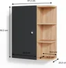 A product image showing a corner cabinet with dimensions indicated. Náhled obrázku produktu