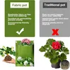 Hängende Pflanzbeutel, 6 Taschen Vertikale Wand Pflanzer Produktbild-Vorschau 4