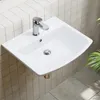 HOROW Lavabo in ceramica Lavabo da appoggio per il bagno Anteprima dell’immagine prodotto 1