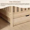 Crazy Pine Letto a Casetta con Cassetto 90x200 cm – Letto Anteprima dell’immagine prodotto 4