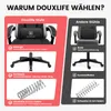 Comparison of a Douxlife chair with other chairs, highlighting features and benefits. Voir les images du produit