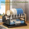 Abtropfwanne Edelstahl Geschirrabtropfgestell Produktbild-Vorschau 5