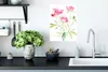 MuchoWow® Poster Blumen - Aquarell - Rosa 30x40 cm - Produktbild-Vorschau 3
