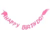 Oblique Unique Happy Birthday Einhorn Girlande 2m Unicorn Produktbild-Vorschau 1