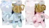 Geschenk mit Elefant Stofftier und Fleecedecke - Set Produktbild-Vorschau 1