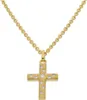 JuwelmaLux Kette mit Anhänger Kreuz 585/000 (14 Karat) Gold Produktbild-Vorschau 1