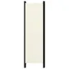A single room divider panel with a black frame and a cream-colored fabric panel. Anteprima dell’immagine prodotto