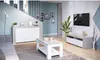 Porta TV AMBIT a 2 ante - Stile moderno - Grigio e bianco - Anteprima dell’immagine prodotto 12