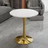 STILVORA Couchtisch mit rundem Marmor-Tischplattenfinish Produktbild-Vorschau 9