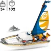 LEGO City Segelboot, schwimmfähiges Spielzeug-Boot für Produktbild-Vorschau 3