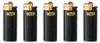 Zapalniczka BiC Mini, J25, czarna/złota - 5 sztuk w Podgląd zdjęcia produktu 1