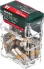 A clear, well-lit product shot of a Metabo bit box filled with screwdriver bits. Produktbild-Vorschau