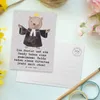 Mr. & Mrs. Panda Postkarte Pastor Verbindung - Grau Pastell Produktbild-Vorschau 3
