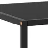 konferenčný stolík vidaXL Black s čiernym sklom 120x50x35 Náhľad obrázku produktu 4