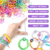 Kinder Loom Bänder Set mit 40 Farben Gummis & Produktbild-Vorschau 5