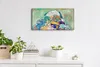 Leinwand Uhr Küche Wohnzimmer Bild Geräuschlos Kunstdruck Produktbild-Vorschau 3