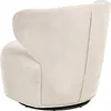 BELIANI Sessel Beige Stoff Drehbar Metallgestell Modernes Produktbild-Vorschau 8