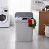 Panier à linge Relaxdays avec couvercle, 2 compartiments, Voir les images du produit 2
