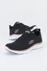 Skechers Flex Appeal 4.0 sportlicher Schnürer Schwarz Produktbild-Vorschau 20